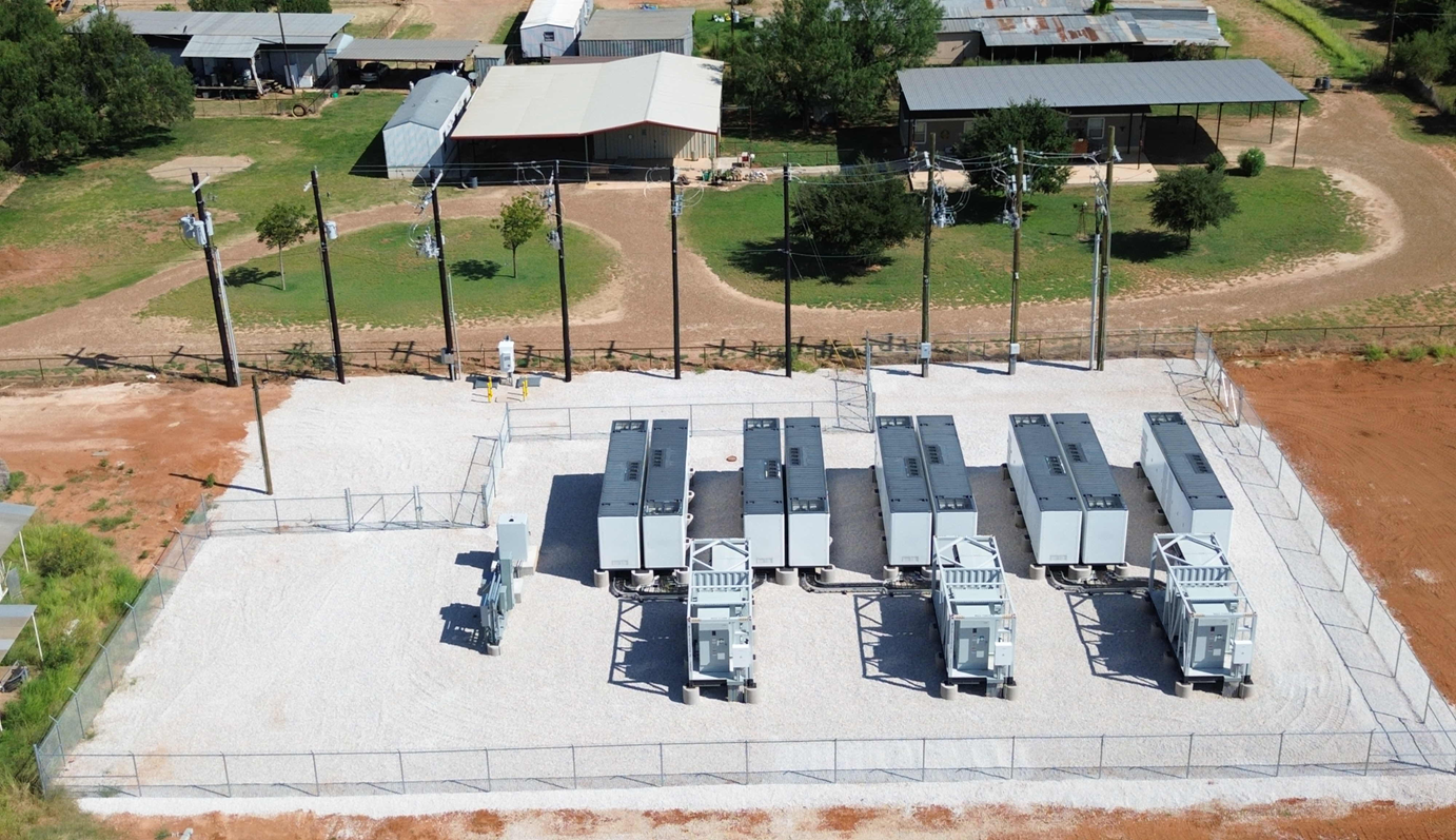 Battery Energy Storage System aerial view