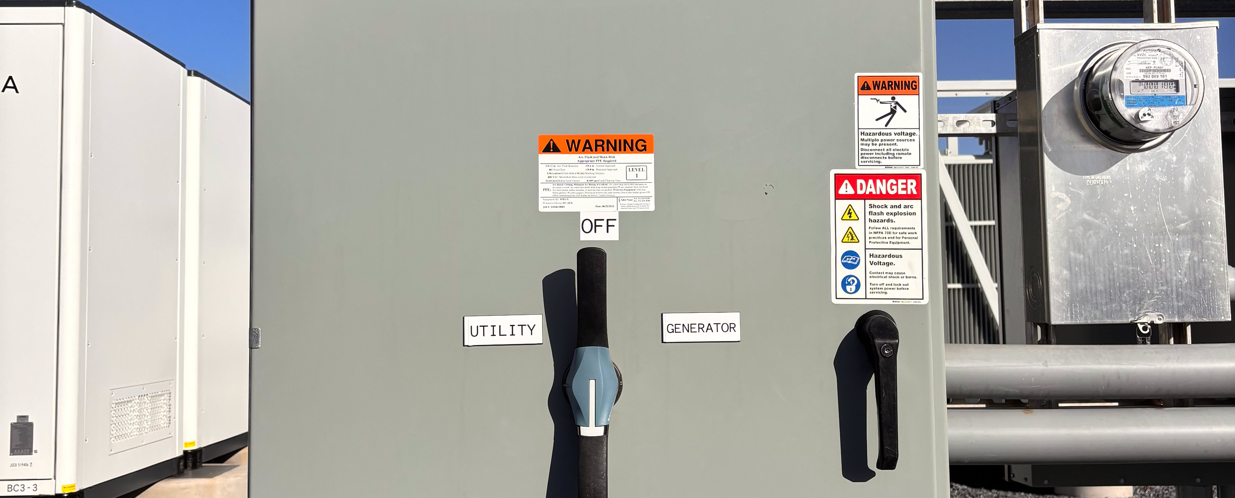 Voltage Warning Labels