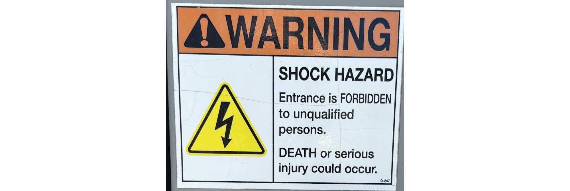 Access Control Signs